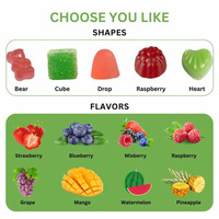 Gummies BBL Marque Privée OEM, 60 Unités, Vente en Gros, Extrait de Maca et Aguaje, Complément Beauté Adulte, Direct Usine