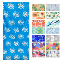 Wholesale Printed Custom Logo Microfiber Eco Friendly Luxury Striped All-Season Modern Child Beach Towels Super Soft Quick-Dry