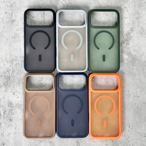 Étui magnétique translucide mat B449 effet seconde peau pour iPhone 11~17 Pro Max, coque antichoc en PC pour Samsung S21~S26 Ultra - Product Image 6