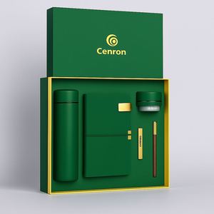 Kit de Bienvenida Corporativo con Termo, Agenda A5, Bolígrafo Metálico, Memoria USB y Mini Altavoz |   Caja de Presentación de Lujo - Product Image 3