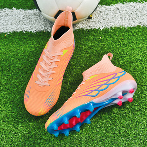 Nuevo Estilo Botas de Fútbol Juveniles para Exteriores con Tacos Largos, de Caña Alta, para Competición, Venta al por Mayor, Cómodas para Césped Plus - Product Image 5