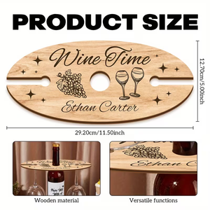 Portabicchierini da shot in legno artigianale personalizzato con pannelli decorativi da appendere, portabottiglie in legno personalizzato - Product Image 5