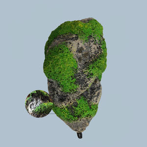 2025 recién llegado acuario decorado con piedra de resina de <span class=keywords><strong>roca</strong></span> de musgo flotante de <span class=keywords><strong>roca</strong></span> suspendida - Product Image 6