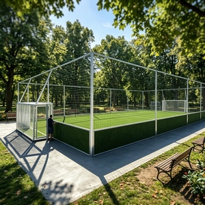 Clôture en treillis métallique pour terrain <span class=keywords><strong>de</strong></span> sport personnalisable pour terrain <span class=keywords><strong>de</strong></span> football/tennis/pickleball/basketball - Product Image 3