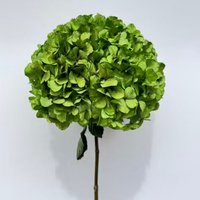 Hortensia à grandes feuilles, aspect naturel, écologique, longue durée, pour décoration de Noël et de mariage, idéal pour les fleurs de vase DIY (vente en gros)