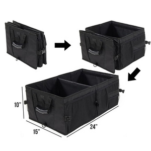 Luxury Car Trunk Organizer Foldable Waterproof 600D Oxford <b>Collapsible</b> Car Trunk Organizer <b>Storage</b> Box - Product Image 2