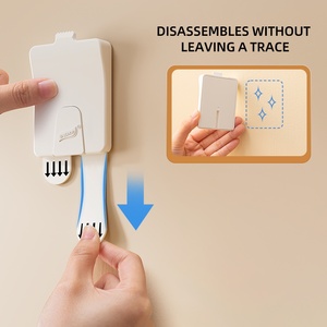 Thiệt Hại Miễn Phí Trang Trí Nội Thất Có Thể Tháo Rời Hình Ảnh Treo Khung Với Móc Và Vòng Lặp Velcroes Tường Gắn Móc Nhựa - Product Image 6