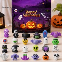 Nouveaux jouets boîte mystère fantômes d'Halloween transfrontaliers, jouets anti-stress souples en caoutchouc thermoplastique, cadeaux festifs, Zhejiang Large