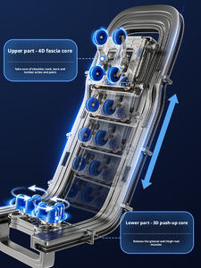 Luxuriöser Dual-Core 4D KI-Smart Gesundheits-Massagesessel mit Ganzkörpermassage, Zero-Gravity, Elektrischer Liegefunktion, Shiatsu, Heizung, Airbag und <span class=keywords><strong>Fu</strong></span>ßpflege - Product Image 2