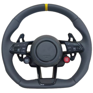 Mise à niveau <span class=keywords><strong>de</strong></span> la vieille <span class=keywords><strong>voiture</strong></span> avec bouton <span class=keywords><strong>de</strong></span> démarrage au volant en cuir Compatible Audi A8 A1 RS5 RS7 A4 A5 A6 C7 C8 S4 S5 RS3 RS4 RS6 Q5 A3 Q7 - Product Image 5