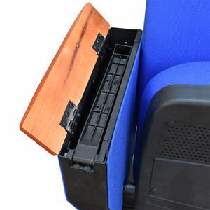 Silla de auditorio, tablero de escritura plegable, silla de fila de cine informada por fábrica para aula, escuela, sala de conferencias, muebles de teatro - Product Image 2