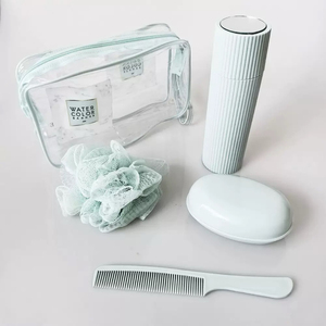 IStapromo Gifts Portable Waterproof Toiletry <b>Bag</b> Clear PVC Zipper Luxury Beauty Cosmetic Packaging Pouch Travel Makeup <b>Bag</b> - Product Image 5