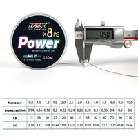 Ligne tressée PE TG 120M 8 brins 15-110LB flottante pour la pêche à la carpe en mer, ligne PE 8X