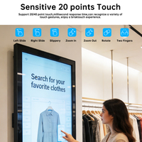 Écran publicitaire interactif capacitif intelligent d'intérieur Factory 50 55, affichage numérique Full HD Wifi pour centre commercial