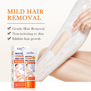 Crème dépilatoire douce pour femmes, prix de gros OEM SADOER, vitamine C, épilation permanente, beauté de la peau - Product Image 1