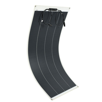 Panneaux solaires semi-fins flexibles légers à haute efficacité 100W (23,5 %) disponibles en OEM pour toitures de camping-cars et camping en extérieur