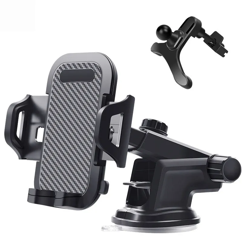 Suporte universal flexível para celular e celular, suporte de mesa para celular e celular, suporte de sucção 360 para carro