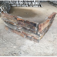 Design moderne Ardoises naturelles Carreaux Vente en gros Décoration extérieure Façade antirouille Revêtement mural Placage Surface fendue Antiacide