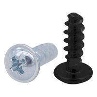 Vis autotaraudeuses à tête cylindrique Torx en acier inoxydable 304 classe 10.9 avec collerette et pointe plate pour plastique K2.5 K3 K4 K5 K6