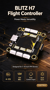 บอร์ดควบคุม IFlightBorg H7 STM32H743VIH6 พร้อม ICM42688 คู่ รองรับ 4-12S หน่วยความจำ 32MB พร้อมกล่องเก็บข้อมูล สำหรับเครื่องบินบังคับวิทยุ FPV แบบปีกตรึง และโดรน - Product Image 6