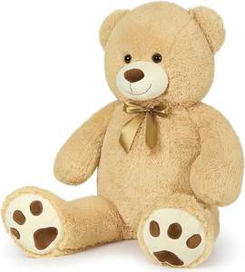 دب قطني ضخم محشو من الموريسموس حيوان أنيق ترويجى صديق للقطن الناعم - Product Image 2