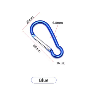 卸売カスタマイズ多機能カラビナキーホルダー付きDIYバッグアクセサリーキャンプ用 - Product Image 5