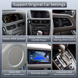 สำหรับ Audi Q5 (2009-2016) หน้าจอรถยนต์ 8.8 นิ้ว ระบบ Linux พร้อม Android <span class=keywords><strong>Auto</strong></span> และ CarPlay เครื่องเล่นมัลติมีเดีย เครื่องเล่นวิดีโอในรถยนต์ เครื่องเล่น DVD ในรถยนต์ - Product Image 6