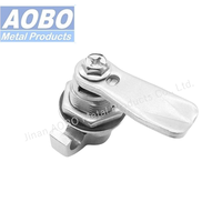 AOBO Serrure industrielle durable pour armoire électrique SUS316 Bouton d'aile Cadenas à came quart de tour