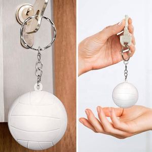 Custom White Volleyball Keychains for Party Favors & School Carnival <b>Gift</b> Fillers - Perfect Party Bag Accessories - Product Image 3