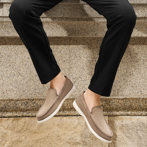 Nuove <span class=keywords><strong>Scarpe</strong></span> da Passeggio da Uomo 2025, Mocassini in Pelle Scamosciata con Punta, Leggere e Antiscivolo, <span class=keywords><strong>Scarpe</strong></span> Sportive - Product Image 6