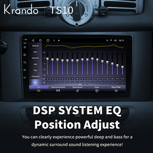 Krando đơn vị đứng đầu autoradio xe đài phát thanh GPS Android Máy nghe 14.0 cho Mercedes Benz thông minh fortwo 2010-2015 hệ thống đa phương tiện Carplay - Product Image 3