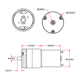 Best-seller mondial ASB-DS27A4-AP Compresseur à vide miniature électrique Circulation <span class=keywords><strong>Mini</strong></span> Micro Petite pompe à air pour <span class=keywords><strong>four</strong></span> à pâtisserie - Product Image 5