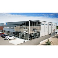 Estructura de Acero Prefabricada de Alta Calidad para Oficinas, Instalación Rápida, Edificio Prefabricado Comercial para Escuelas