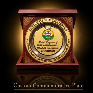 Placa Conmemorativa de Metal/<span class=keywords><strong>Tracy</strong></span> con Grabado de Logotipo Personalizado, Placa de Premio Conmemorativa para Organización, Ceremonia, Exhibición de Recuerdos - Product Image 1