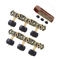 Claviers d'accordage pour guitare acoustique classique Alice AOS-020HV3P 2 pièces (G&D) 3+3 mécaniques