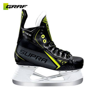Patins à glace pour enfants et adolescents <span class=keywords><strong>GRAF</strong></span>, patins à roulettes pour débutants, chaussures de patinage en cuir synthétique et acier inoxydable G115X - Product Image 1