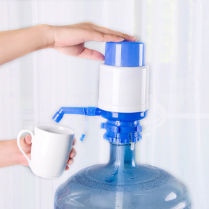Portable Water Dispenser Pump Manual Plastic Push Button For Bottled Water - Product Image 1