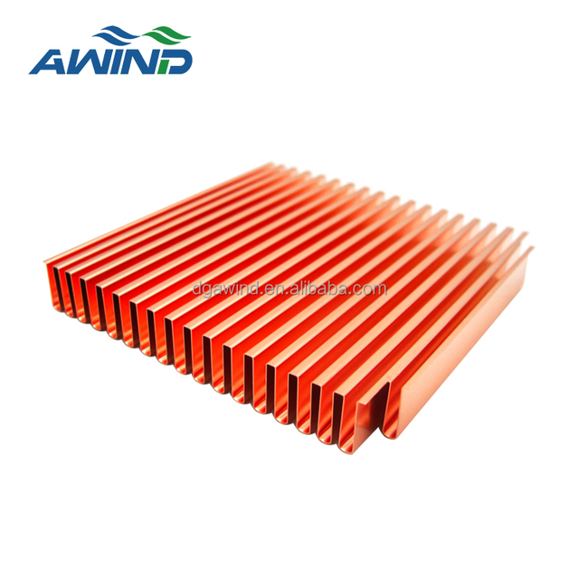 Stamped ram Copper Heatsinks 65x65mm 75mm Folded Blas and Coper Radiator Heat Sink Manufacturer