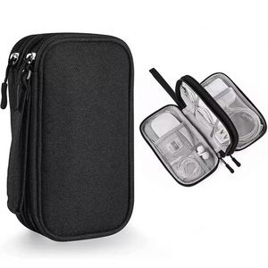 Pochette de rangement pour accessoires électroniques, organiseur électronique de voyage, organiseur universel de câbles, sac de voyage pour gadgets professionnels - Product Image 1