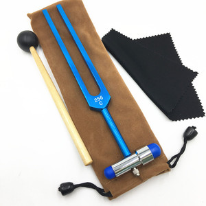 Diapason Baiyao 256Hz Note C avec marteau de percussion et sac en velours inclus pour l'accordage des instruments de musique - Product Image 4