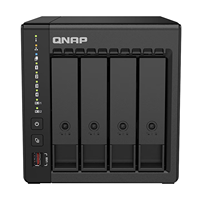TS-466C-8G asli baru 4-bay 2.5GbE NAS penyimpanan Networks dengan prosesor Quad-core N6005 perak