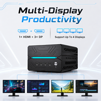 Mini PC Compacto para Juegos, Intel Core I5 I7 I9 RTX 5060 Ti, 16GB DDR5-5600, PCIe 4.0, SSD, WiFi 6E, para IA, Oficina y Estaciones de Trabajo