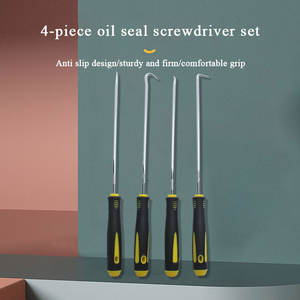 Juego de destornilladores para sello de aceite de coche, 4 Uds., juego de ganchos de extracción de manguera, junta tórica, extractor, ganchos de selección, herramientas de reparación - Product Image 2