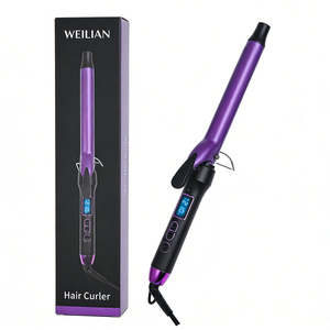 เครื่องม้วนผมเคลือบเซรามิก 35 วัตต์ พร้อมหน้าจอดิจิตอล แสดงอุณหภูมิ 130-210 องศาเซลเซียส ใช้ได้สองแรงดันไฟฟ้า รุ่น WLB-013  โซลูชั่นจัดแต่งทรงผมแบบออลอินวัน ใช้งานง่าย - Product Image 2