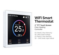 Système de contrôle de température OEM, thermostat d'ambiance numérique programmable moderne avec écran pour chauffage par le sol
