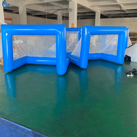Porte de football gonflable d'arrière-cour pour enfants jeu d'eau de plage porte de football gonflable jeu de sport gonflable géant