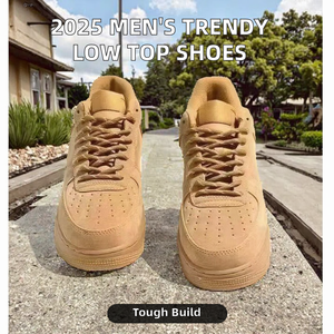 2025 người đàn ông của mùa xuân mùa thu giản dị Hội Đồng Quản trị giày thấp hàng đầu da lộn ren-up đóng cửa thắp sáng thiết kế thời trang mới thương hiệu Nhà máy bán buôn - Product Image 2