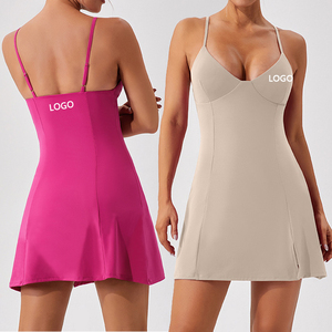 XW-YW995L Bestseller komfortabel Fitness & Yoga Tragen Cross-Bänder Trainingsbekleidung rückenfrei Fitness Tennisrock - Product Image 1