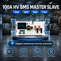 Boîtier de Contrôle BMS Maître-Esclave JKESS 100A HV 32S Haute Tension 380V 1000V pour Racks de Batteries LiFePO4 Stockage Solaire