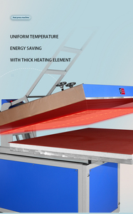 परिधान मैनुअल बड़े प्रारूप प्रिंटर सबलिमिनेशन ट्रांसफर मशीन ताप प्रेस मशीन 60*80 सेमी सबलिमिनेशन मशीन मुद्रण के लिए - Product Image 5